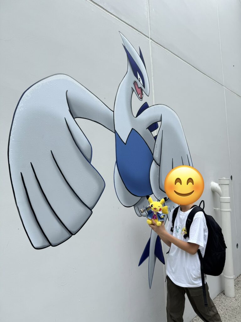 我が家はピカチュウを連れて行きました