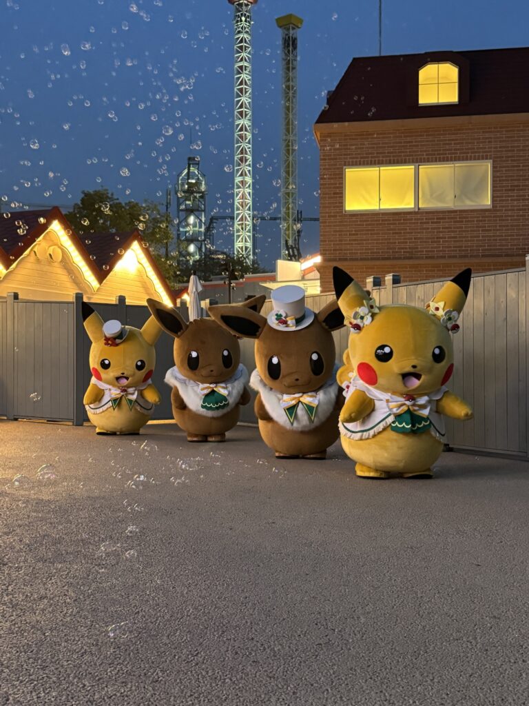 ピカブイをお見送りしました。お辞儀かわいい